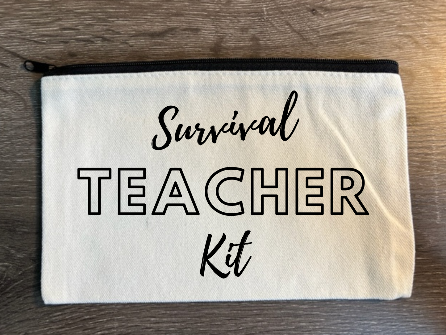 Teacher Survival Kit Pouch